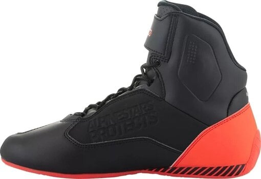 Motorcycle Boots Alpinestars Faster-3 Shoes Black/Grey/Red Fluo 39 Motorcycle Boots - 3
