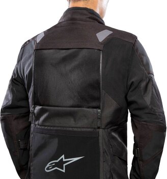 Textiele jas Alpinestars Halo Drystar Jacket Dark Blue/Dark Khaki/Flame Orange S Textiele jas - 5