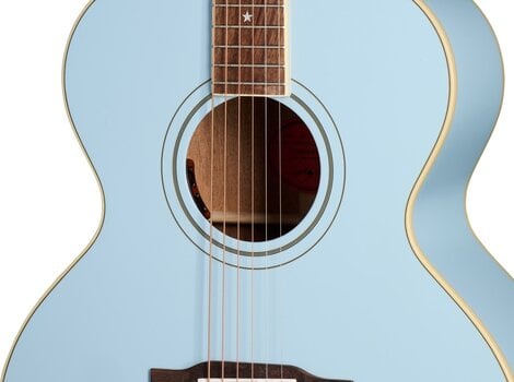 Guitare Jumbo acoustique-électrique Epiphone J-180 LS Frost Blue Guitare Jumbo acoustique-électrique - 4