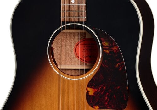 Guitare Dreadnought acoustique-électrique Epiphone 1942 Banner J-45 Vintage Sunburst Guitare Dreadnought acoustique-électrique - 4