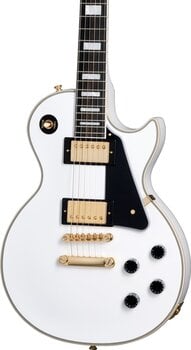 Elektriska gitarrer Epiphone Les Paul Custom Alpine White Elektriska gitarrer - 3