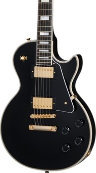 Elektrische gitaar Epiphone Les Paul Custom Ebony Elektrische gitaar - 3