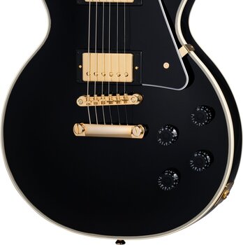 E-Gitarre Epiphone Les Paul Custom Ebony E-Gitarre - 4