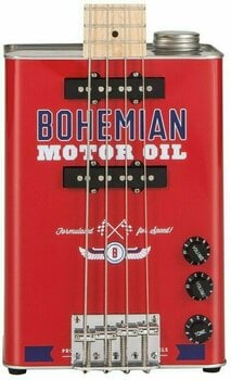 Baixo de 4 cordas Bohemian Oil Can Bass Motor Oil - 4
