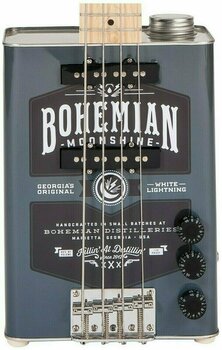 4-string Bassguitar Bohemian Oil Can Bass Moonshine - 3