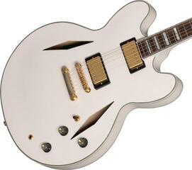 Semi-Acoustic Guitar Epiphone Emily Wolfe Sheraton White Wolfe Aged Bone White Semi-Acoustic Guitar - 2