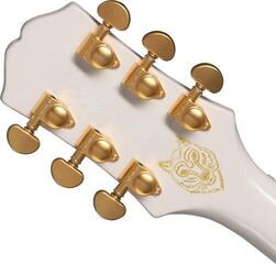 Semi-Acoustic Guitar Epiphone Emily Wolfe Sheraton White Wolfe Aged Bone White Semi-Acoustic Guitar - 5