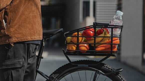 Pyöräteline Topeak Urban Basket DX Polkupyörän kori Black 22 L - 6