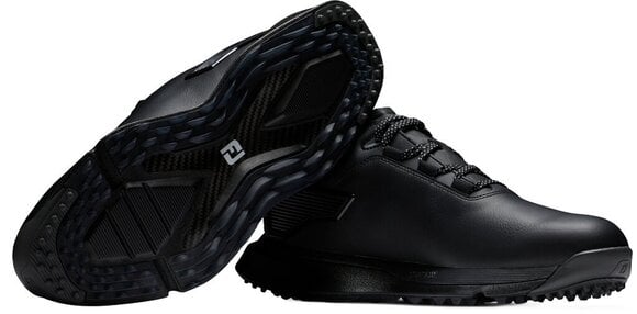 Golfskor för herrar Footjoy PRO SLX Carbon Mens Golf Shoes Black/Black/Grey 40,5 - 6