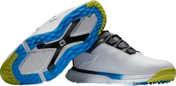 Chaussures de golf pour hommes Footjoy PRO SLX Carbon Mens Golf Shoes White/Black/Multi 41 - 6