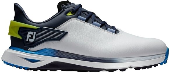 Férfi golfcipők Footjoy PRO SLX Mens Golf Shoes White/Navy/Blue 40,5 - 2
