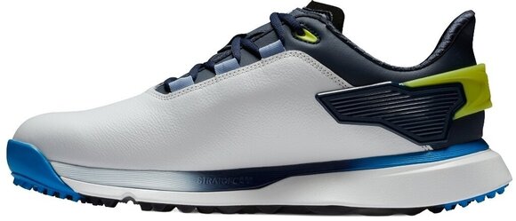 Men's golf shoes Footjoy PRO SLX Mens Golf Shoes White/Navy/Blue 40,5 - 3