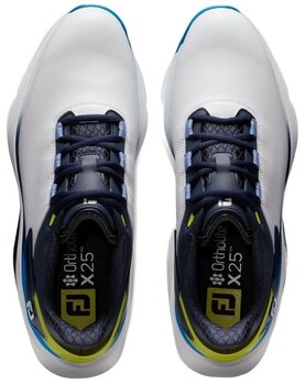 Férfi golfcipők Footjoy PRO SLX Mens Golf Shoes White/Navy/Blue 40,5 - 7
