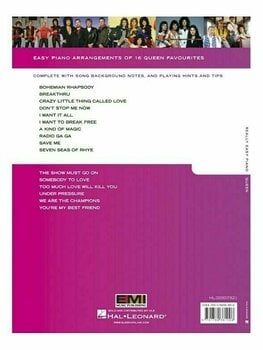 Nuty Hal Leonard Really Easy Piano: Queen - 2
