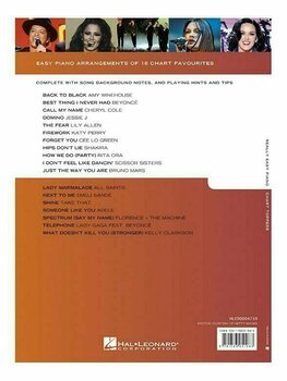 Nuty Hal Leonard Europe Really Easy Piano: Chart Toppers Nuty - 2