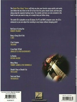 Partitura para guitarras e baixos Hal Leonard Guitar Play-Along Volume 82: Easy Rock Songs Livro de música - 2