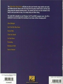 Noder til guitarer og basguitarer Eric Clapton Guitar Play-Along Volume 41 Musik bog - 2