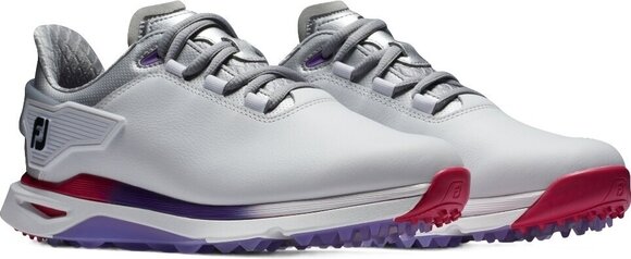 Damen Golfschuhe Footjoy PRO SLX Womens Golf Shoes White/Silver/Multi 37 - 5