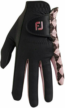 Gloves Footjoy Attitudes Womens Golf Glove Black/Pink Left Hand for Right Handed Golfers S - 2