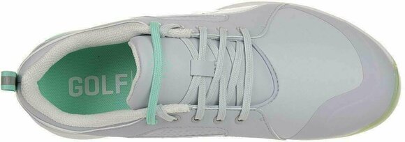 Golfschoenen voor dames Puma BioFly Mesh Womens Golf Shoes Gray Dawn/White/Cabbage UK 5 - 4