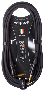 Instrument Cable Bespeco AHP300 Black 3 m Straight - Angled - 2