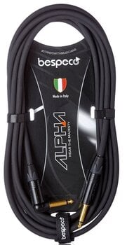 Instrument Cable Bespeco AHP600 Black 6 m Straight - Angled - 2