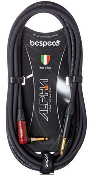 Instrument Cable Bespeco AHP300SL Black 3 m Straight - Angled - 2