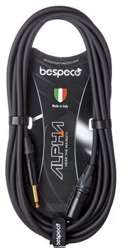 Microphone Cable Bespeco AHMM450 Black 4,5 m - 2