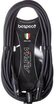 Microphone Cable Bespeco AHMB050 Black 0,5 m - 2