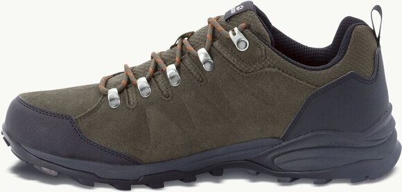 Mens Outdoor Shoes Jack Wolfskin Refugio Texapore Low M Khaki/Phantom 45 Mens Outdoor Shoes - 4