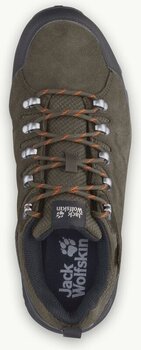 Moški pohodni čevlji Jack Wolfskin Refugio Texapore Low M Khaki/Phantom 45 Moški pohodni čevlji - 5