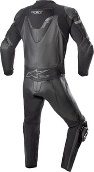 Tuta da moto divisible Alpinestars GP Force Chaser Leather Suit 2 Pc Black/Black 56 Tuta da moto divisible - 2
