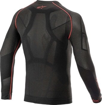 Motorcycle Functional Shirt Alpinestars Ride Tech V2 Top Long Sleeve Summer Black Red XS/S Motorcycle Functional Shirt - 2