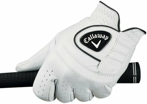 Gloves Callaway Tour Autentic Mens Golf Glove White/RH Black M - 3