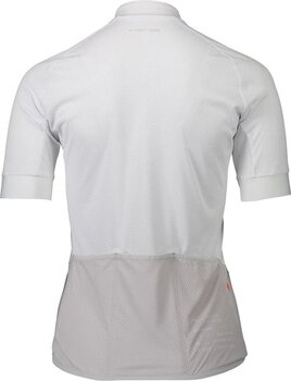 Kolesarski dres, majica POC Essential Road Logo Jersey Jersey Hydrogen White/Granite Grey L - 6
