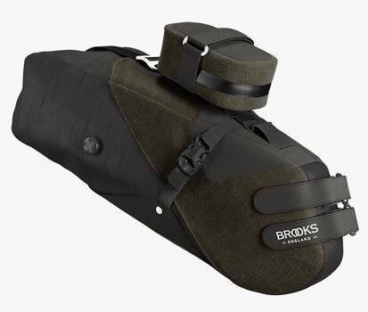 Cyklistická taška Brooks Scape Seat Bag Sedlová taška Mud Green 8 L - 6