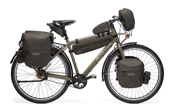 Чанта за велосипеди Brooks Scape Top Tube Bag Mud Green 0,9 L - 6