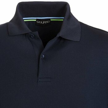 Poloshirt Golfino Super Breathable Mens Polo Shirt Navy 46 - 2