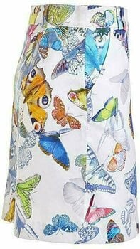Skirt / Dress Golfino Butterfly Printed Stretch Womens Skort White 34 - 2