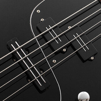 E-Bass Reverend Guitars Decision P Midnight Black - 7