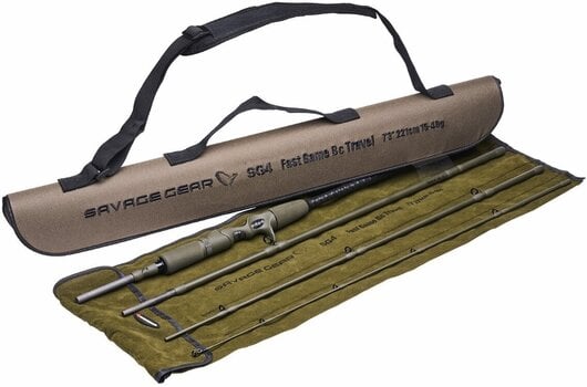Canne à pêche Savage Gear SG4 Fast Game Travel BC 2,21 m 30 - 80 g 4 parties - 7
