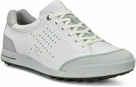 Férfi golfcipők Ecco Street Retro 2.0 Férfi Golf Cipők White/Concrete 45 - 2