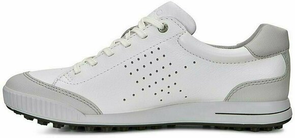 Men's golf shoes Ecco Street Retro 2.0 Mens Golf Shoes White/Concrete 45 - 4