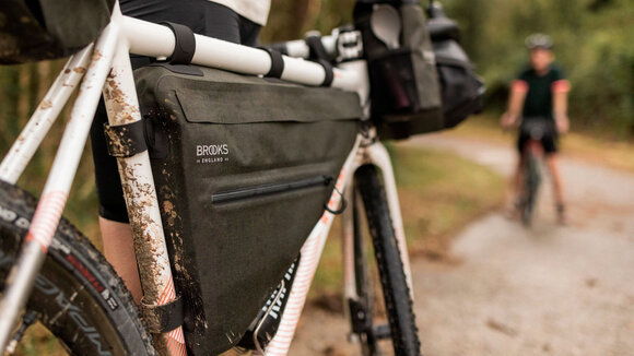 Bolsa de bicicleta Brooks Scape Full Frame Bag Mud Green - 10