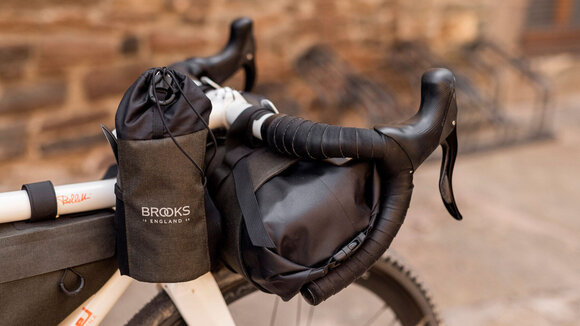 Saco para bicicletas Brooks Scape Feed Pouch Mud Green 1 L - 9