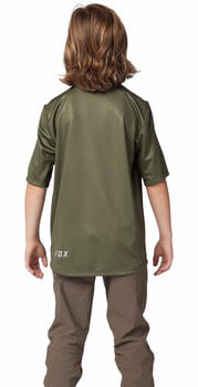 Fietsshirt FOX Youth Ranger Short Sleeve Jersey Jersey Black YS - 4
