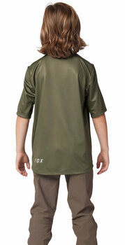 Camisola de ciclismo FOX Youth Ranger Short Sleeve Jersey Black YM - 4