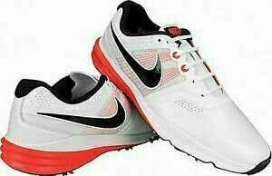 Heren golfschoenen Nike Lunar Command Mens Golf Shoes White/Black/Crimson US 10 - 2