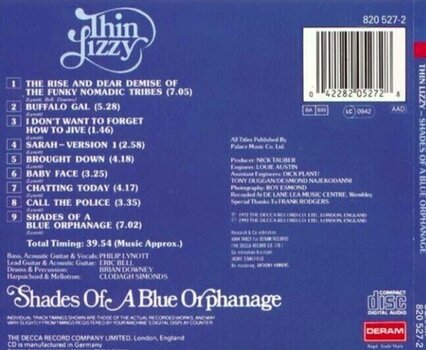 CD de música Thin Lizzy - Shades Of A Blue Orphanage (Reissue) (CD) - 2