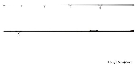 Karper hengel Delphin WONDER LS+ 3,85 m 3,5 lb 2 delen - 3